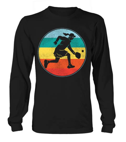 Pickleball Retro Vintage Long sleeved Unisex
