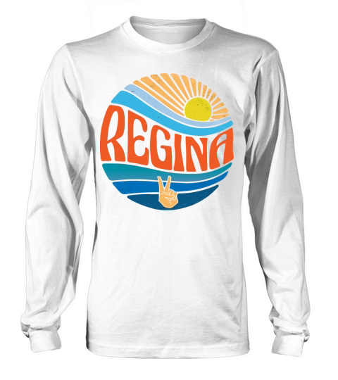 Regina Shirt Vintage Sunset Regina Groovy Tie Dye Long sleeved Unisex