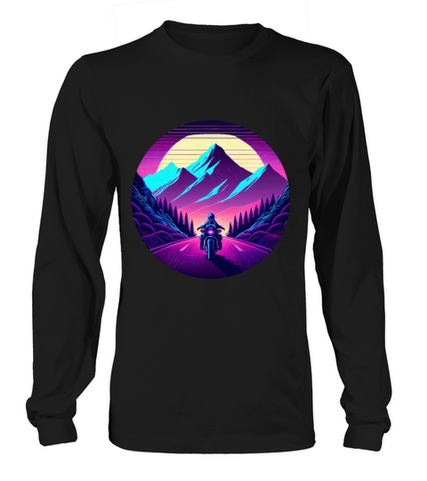 Retrowave Synthwave 80s Design Long sleeved Unisex