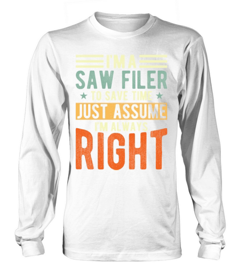 Saw Filer Long sleeved Unisex