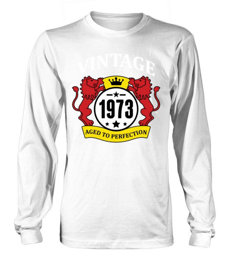 Vintage 1973 Aged to Perfection Long sleeved Unisex