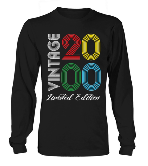 Vintage 2000 Vintage Birthday Retro Vintage Long sleeved Unisex