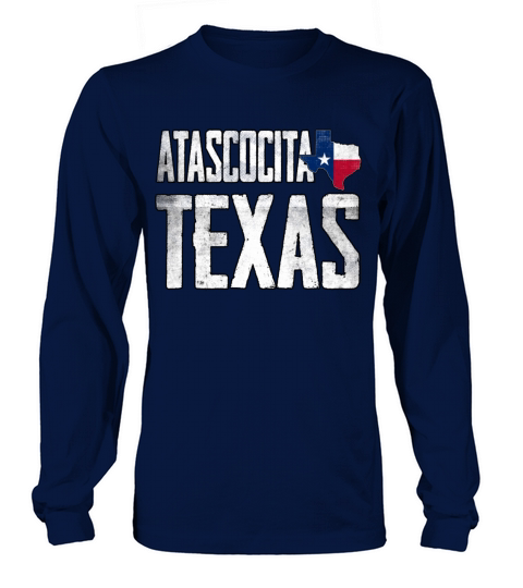 Vintage Atascocita Texas Flag Long sleeved Unisex