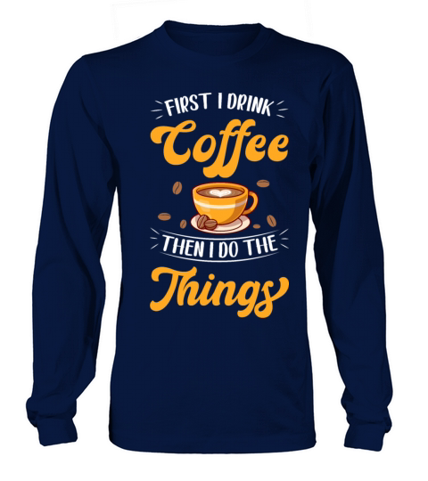 Vintage Coffee Graphic Long sleeved Unisex