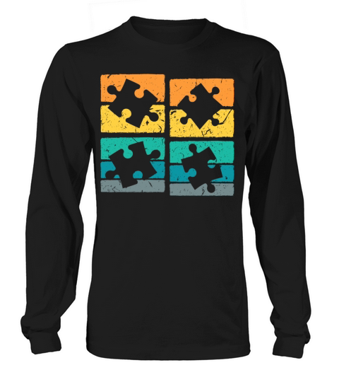 Vintage Puzzle Long sleeved Unisex