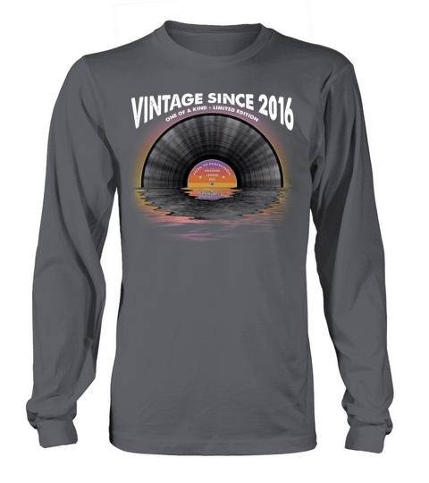 Vintage since 2016 Retro Disco Music Vintage Long sleeved Unisex