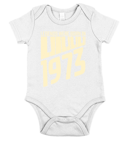 1973 Birthday Vintage Piano Pianist Short Sleeve Baby One-Piece