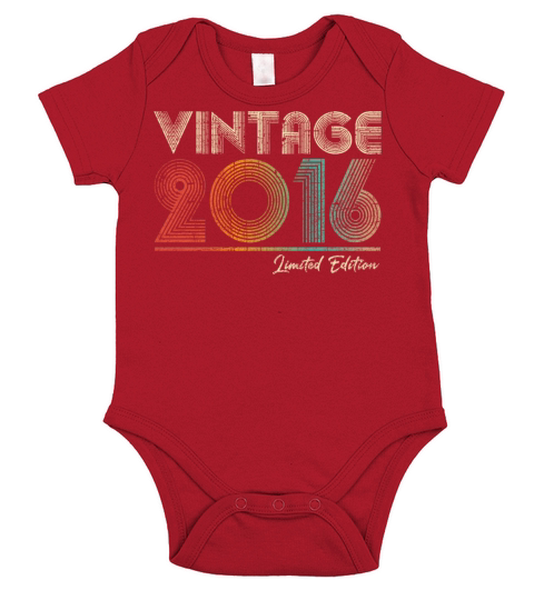 7 Year Old Vintage 1986 7th Birthday Gift Short Sleeve Baby One-Piece