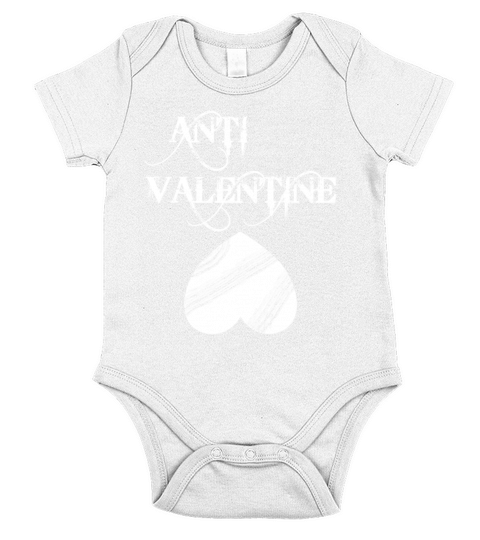 against Valentines Day - Anti Valentine Short Sleeve Baby One-Piece