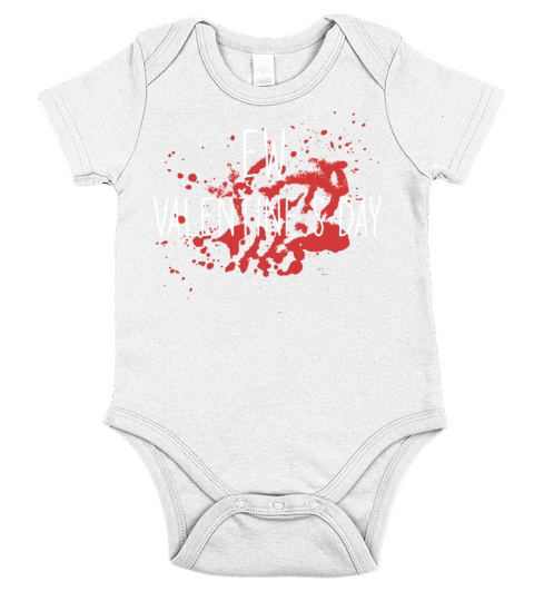 Funny Anti Valentines Day EW Valentine Day Haters Short Sleeve Baby One-Piece