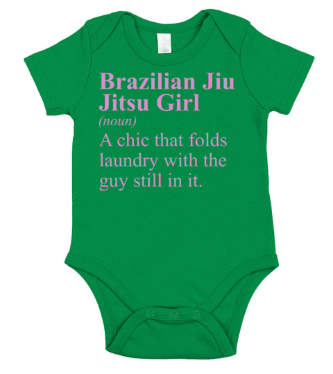 Funny Brazilian Jiu Jitsu Definition For BJJ Women Short Sleeve Baby One-Piece