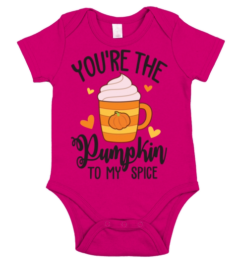 Funny Design for Valentines Day youre the pumpkin Short Sleeve Baby One-Piece