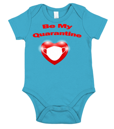 funny valentine quarantine Short Sleeve Baby One-Piece