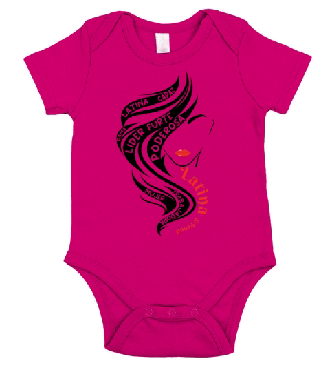 Latina Hispanic Heritage Month Short Sleeve Baby One-Piece