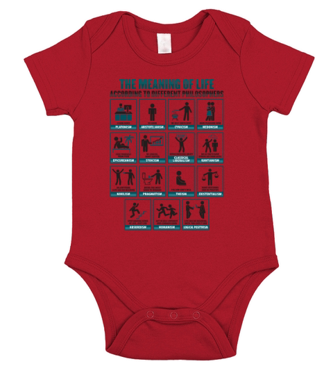 Socrates Philosophy Design for a Philosophy Short Sleeve Baby One-Piece