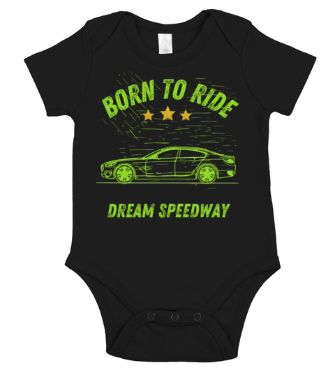 Speedway Born To Ride Short Sleeve Baby One-Piece