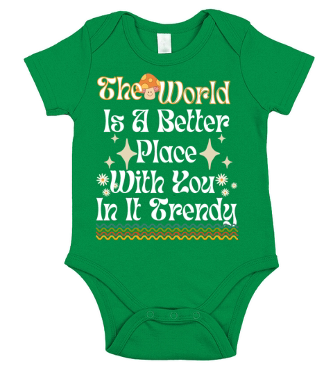 the World Is a Better Place with You in It Shirt Short Sleeve Baby One-Piece