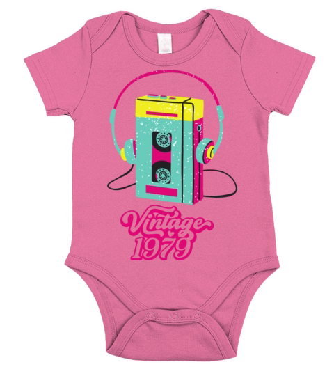vintage 1979 Short Sleeve Baby One-Piece