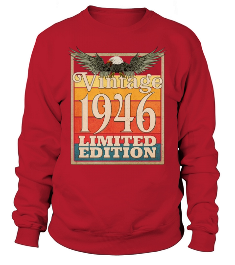 1946 Vintage Retro American Eagle Limited Edition Sweatshirt Unisex