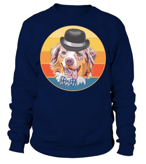 German Shepherd Dog Breed Vintage Retro Sunset Sweatshirt Unisex