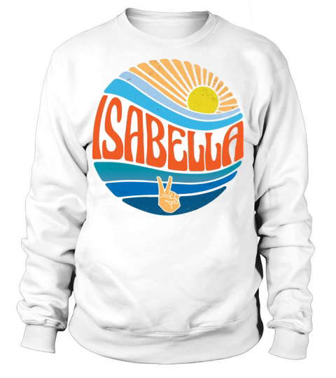 Isabella Shirt Vintage Sunset Isabella Groovy Tie Sweatshirt Unisex
