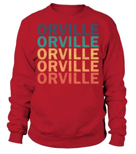 Orville Name T Shirt - Orville Vintage Retro Name Sweatshirt Unisex