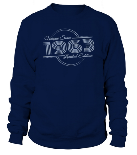 Unique since 1963 Retro Birthday Vintage Style Sweatshirt Unisex