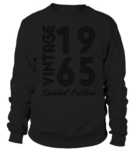 Vintage 1965 Vintage Birthday Retro Vintage Sweatshirt Unisex