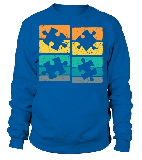 Vintage Puzzle Sweatshirt Unisex