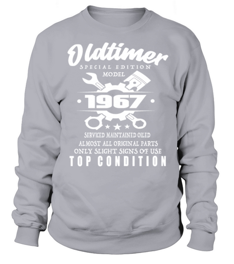 Vintage Special Edition Model 1967 Birthday Sweatshirt Unisex