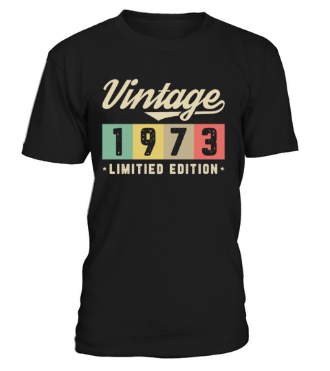 1973 Vintage born in Retro age Birthday gift idea T-Shirt Unisex