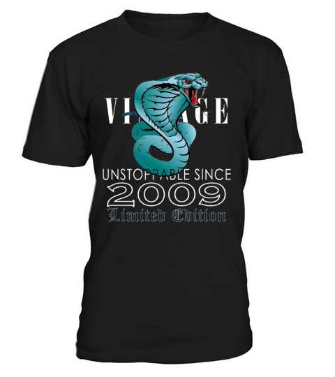 Cobra 2009 Vintage 14 Year Limited Edition T-Shirt Unisex