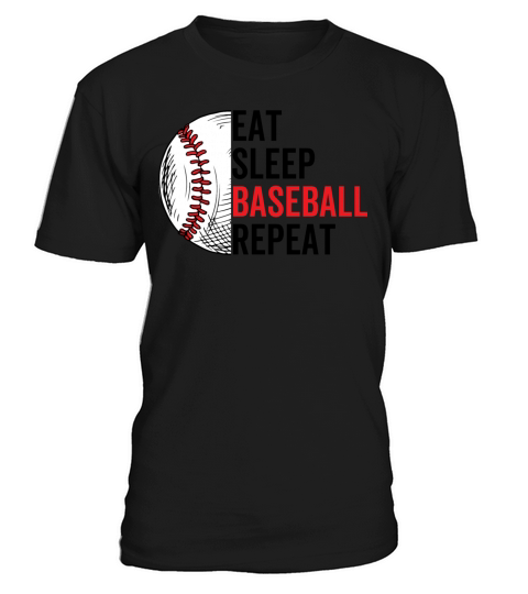 Eat Sleep Baseball Repeat T-Shirt Unisex