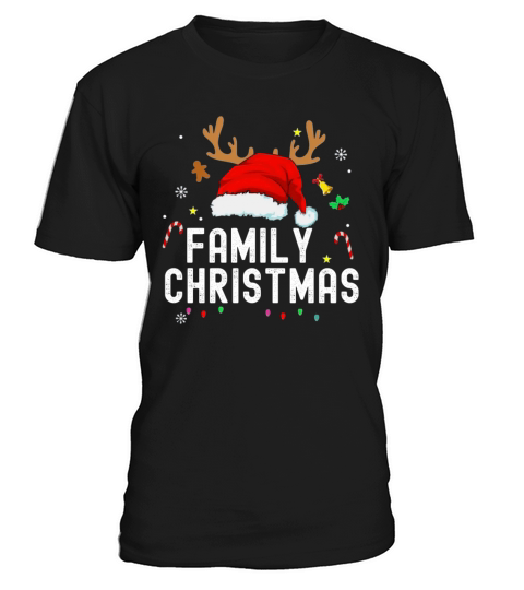 Family Christmas Crew Funny Matching Pajama Outfit T-Shirt Unisex