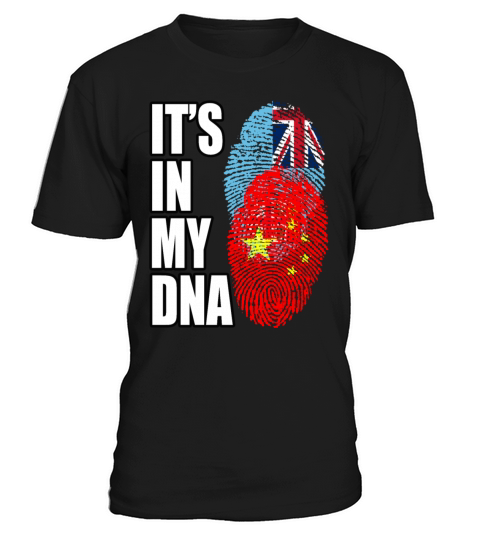 Fijian And Chinese Mix Heritage DNA Flag T-Shirt Unisex