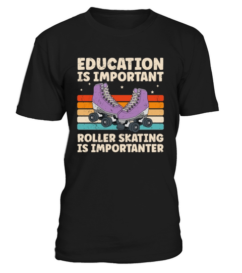 Funny Roller Skating Design Roller Skater Cool T-Shirt Unisex
