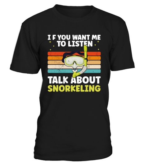Funny Snorkeling Dive Design For Snorkeler Cool T-Shirt Unisex