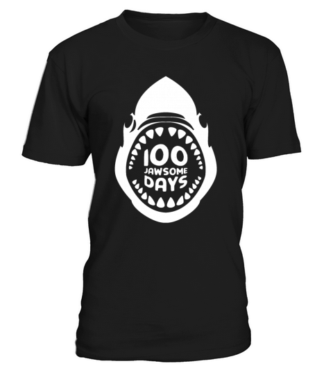 Jawsome Shark 100 Days Of School T-Shirt Unisex