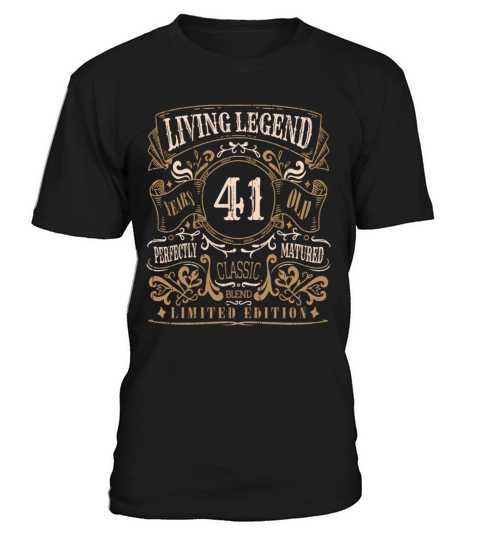 Retro Vintage Birth Whiskey Age 41 Years Old T-Shirt Unisex