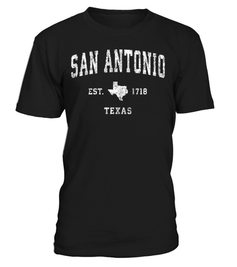San Antonio Texas Tx Vintage Athletic Sports Desig T-Shirt Unisex