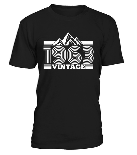 Vintage 1963 Birthday Retro Look T-Shirt Unisex