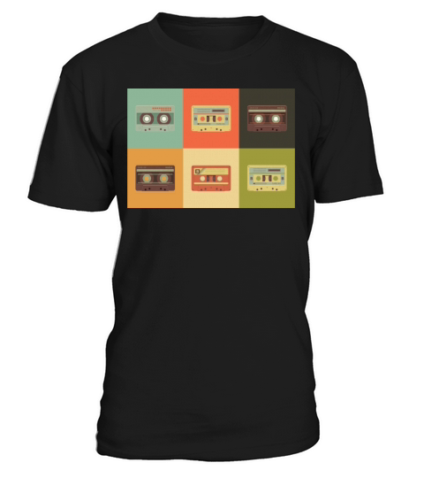 Vintage Retro Cassette Design T-Shirt Unisex