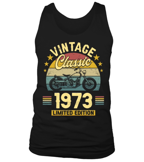 1973 50 Years Old Vintage 50th Birthday Tank Top Unisex