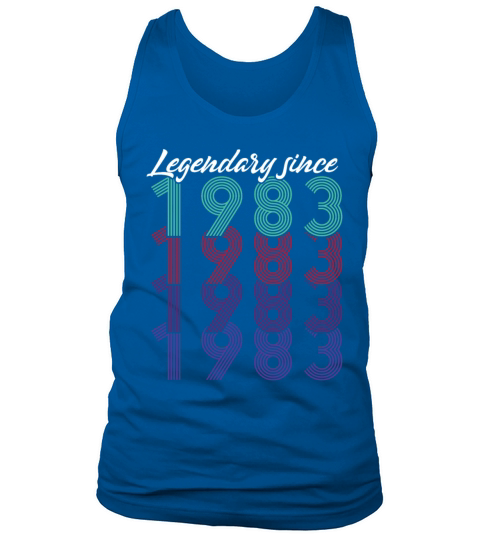 40th birthday vintage 1983 legendary since 1983 Tank Top Unisex