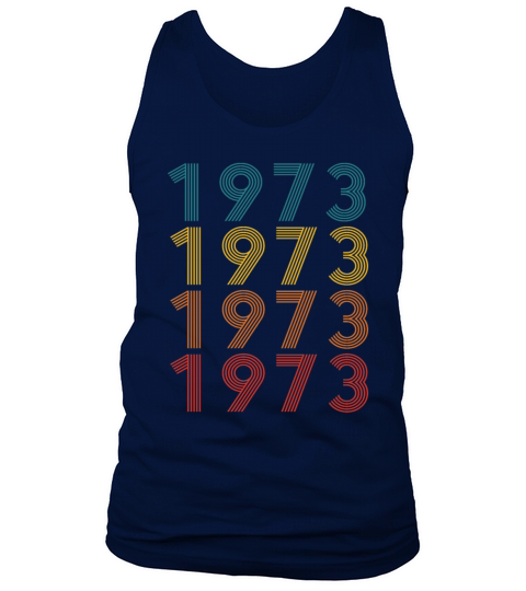 50th birthday vintage 1973 retro vintage style Tank Top Unisex