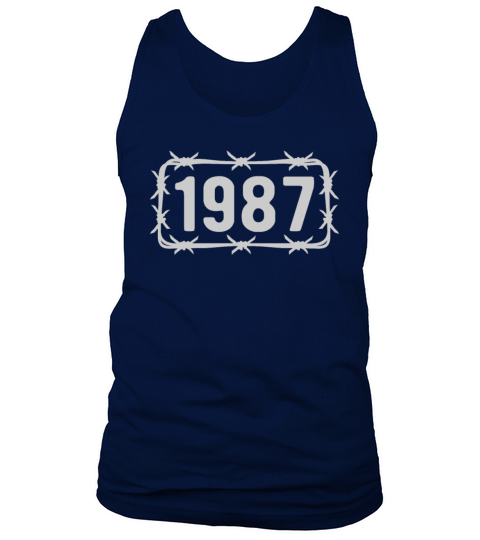 Birthday Vintage 1987 Barbed Wire Tank Top Unisex
