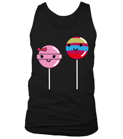couple of lollipop Kawaii gift for candy lover Tank Top Unisex