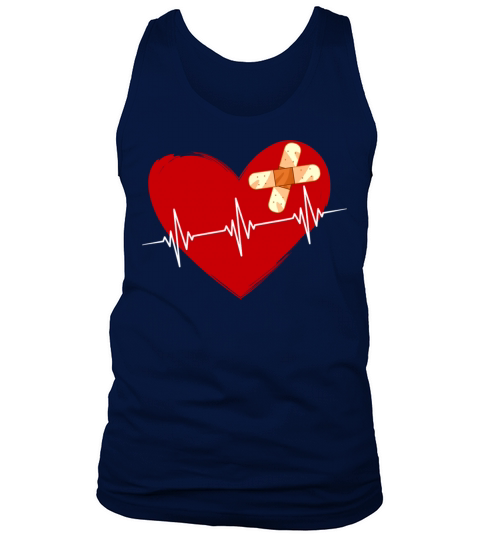 Heartbeat Coronary Diseases Artery Bypass Month Tank Top Unisex