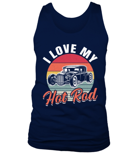Hot Rod Dad Classic Car Dad Vintage Hotrod Tank Top Unisex