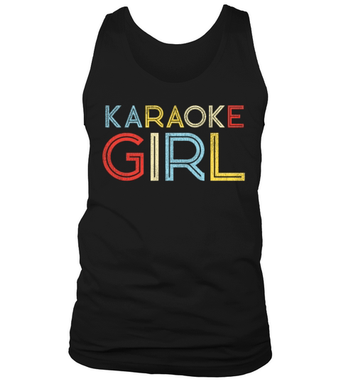 Karaoke Singer Retro Vintage Tank Top Unisex